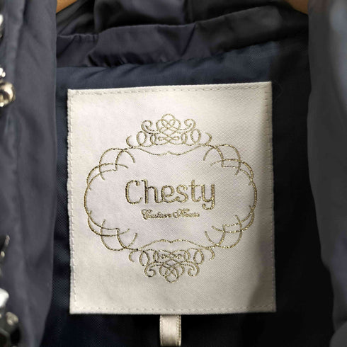 チェスティ Chesty ビジュー ティアード ペプラム ダウンジャケット レディース JPN:0